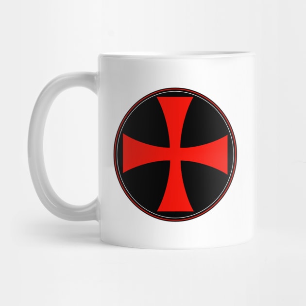 Knights Templar Shield by Historia